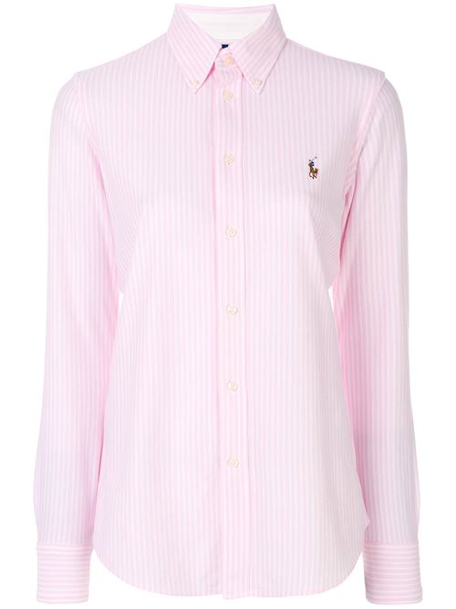 Camicia rosa con logo Polo Ralph Lauren | 211664416001